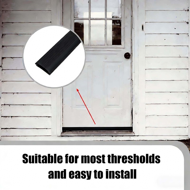 Door Threshold Vinyl Seal Replacement - Bryxium 2 Pcs 36