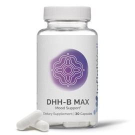 InfiniWell DHH-B Max - 15mg DHH-B Mood Support Supplement - 20x More Potent Than Standard Magnolia Bark Extract - Promote Relaxation, Calm, Cognitive Clarity & a Healthy REM Sleep Cycle (30 Capsules)