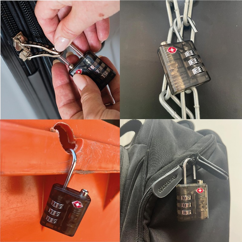 navig8 TSA Luggage Padlocks - TSA Approved - Essential for