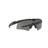 Oakley Mens OO9061 M Frame Hybrid S Rectangular Sunglasses, Black/Grey,