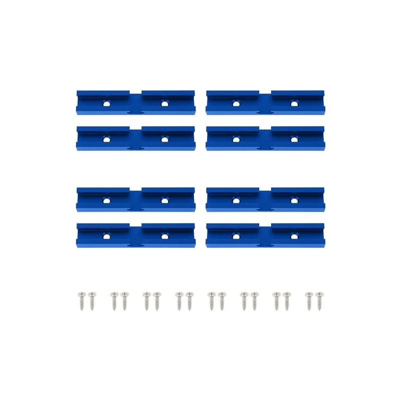 Iverntech 8 Piece Deep Blue T-Rail Intersection Set, T-Track Phillips