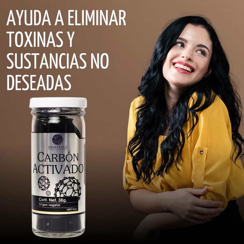 Carbón Activado En Polvo Gaero Shop | 38 Gramos