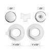 Radiator End Caps and Accessories Set 1 x 1/2 Inch