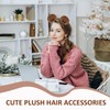 WUFGWBD 2 Pieces Of Bear Headbands, Cute Plush Headbands, Cosplay