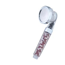 ACTIVE SHOWER - The economical shower head - environmentally friendly and water treatment - 60% water saving - 260% more pressure - 3 jet types - 3 jet types - 3 tourmaline ball filters