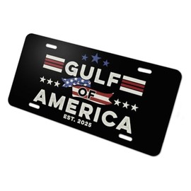 Graphics & More Gulf of America Est. 2025 Novelty Metal Vanity Tag License Plate