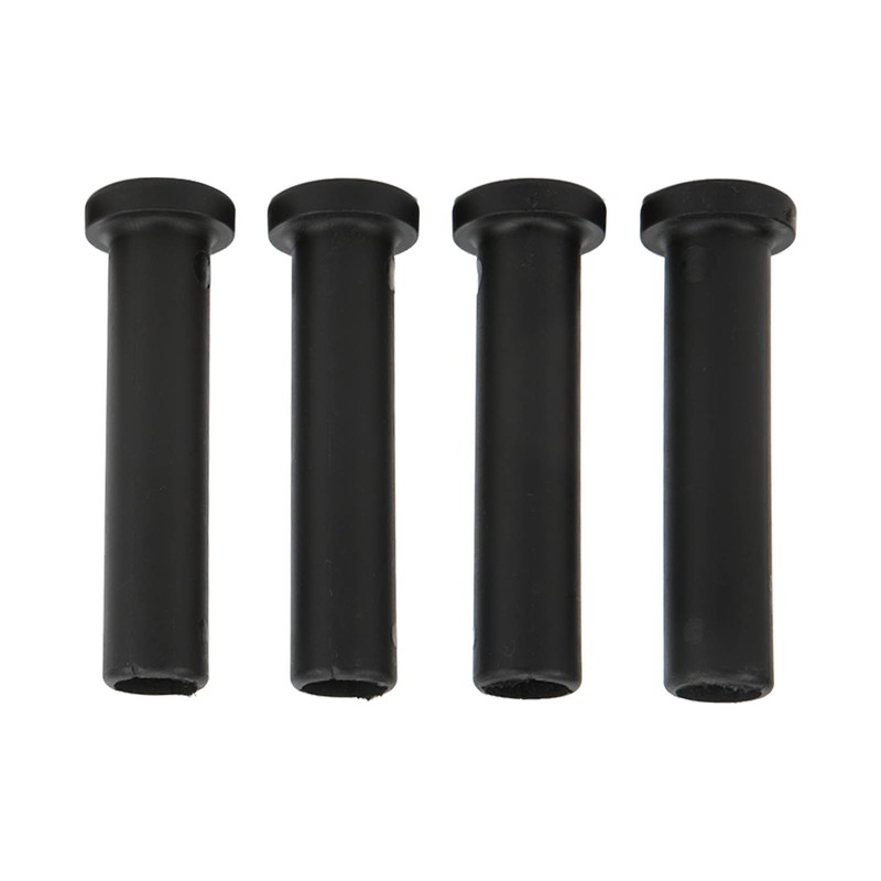 4pcs Front A Arm Long Bushing with Spacer Black Replacement