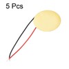 uxcell 5Pcs Piezo Discs 27mm Acoustic Pickup Transducer Microphone Trigger