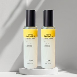 JHP Green Leaves Jojoba Whitening Pore Tightening Silk Cream Toner 100ml 2pcs / JHP 녹초엽 호호바 미백 모공쫀쫀 실크 크림토너 100ml 2개