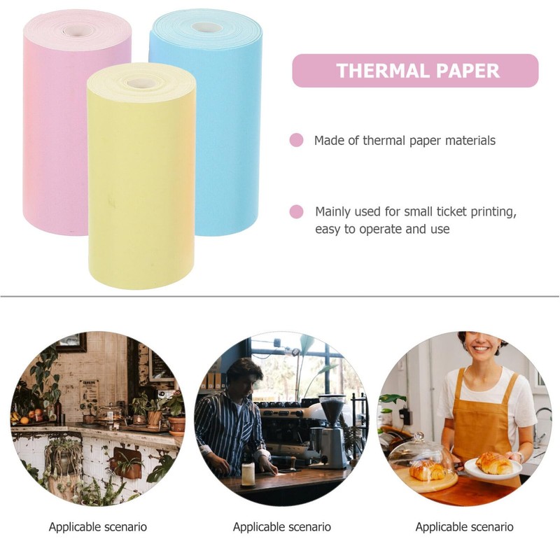 Operitacx 3 Rolls of Thermal Printer Paper 80mm x 80m