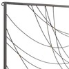 Vassa 39 1/2" High Black Wire Rectangular Metal Wall Art