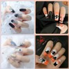 Clear Nail Tips, 240 Pieces Almond Nail Tips, Full Surface