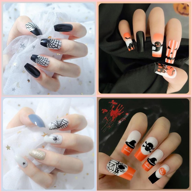 Clear Nail Tips, 240 Pieces Almond Nail Tips, Full Surface