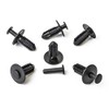 Wheel Housing Cover Clips Fastening Clips Spreader Rivets in Black