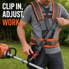 Double Shoulder Harness Strap for Brush Cutter and Lawn Trimmer