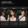 Memory Foam Car Neck Pillow for Driving – Adjustable Headrest