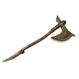 Blazing Steel Brand 36.5" Medieval God War Axe Foam Cosplay Costume Party Prop 1:1 Replica