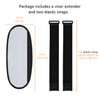 WANPOOL Anti-Glare Anti-Dazzle Vehicle Visor Sunshade Extender Sun Blocker for