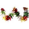 2.7m Multi Colour Peacock Foil Garland Christmas Party Home Ceiling