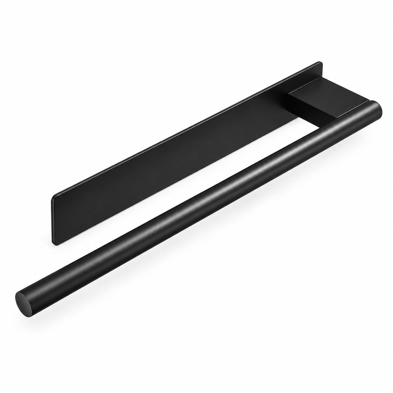 Stainless Steel Towel Rack for Bathroom Use – Self-Adhesive Single
