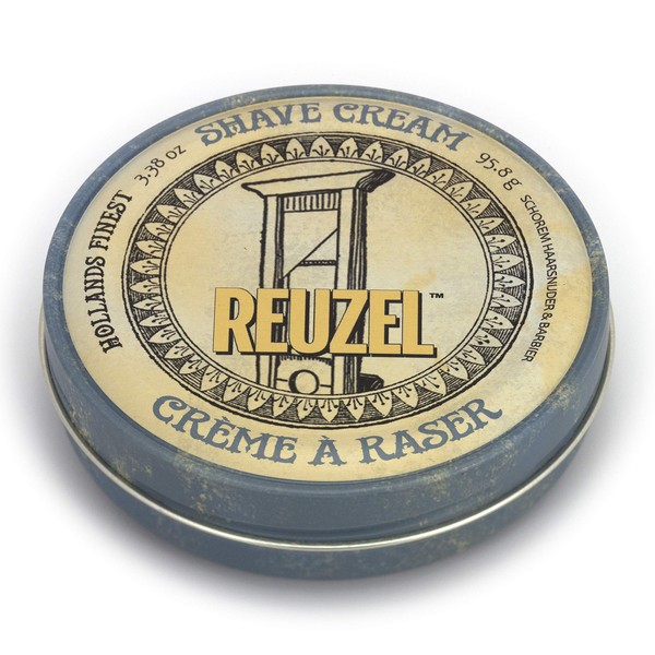 Reuzel Shave Cream - Reduces Cuts and Nicks - Highly Concentrated, Rich and Super-Slick Formula - Closest, Most Comfortable Shave - Reduce Scrapes and Razor Irritation - Vegan Formula - 95.8 g
