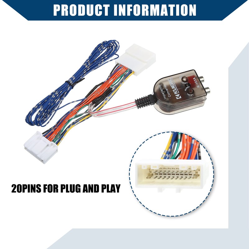 Hihaha Inner/Radio Add a Subwoofer Amplifier Harness for Nissan Altima