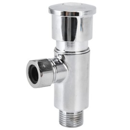 Urinal Flush Valve, Zinc Alloy, Manual Time Delay Urine Flush Valve, Push Button, Water Tank Valve, Urinal, Exposed Fittings, Flush Valve G1/2