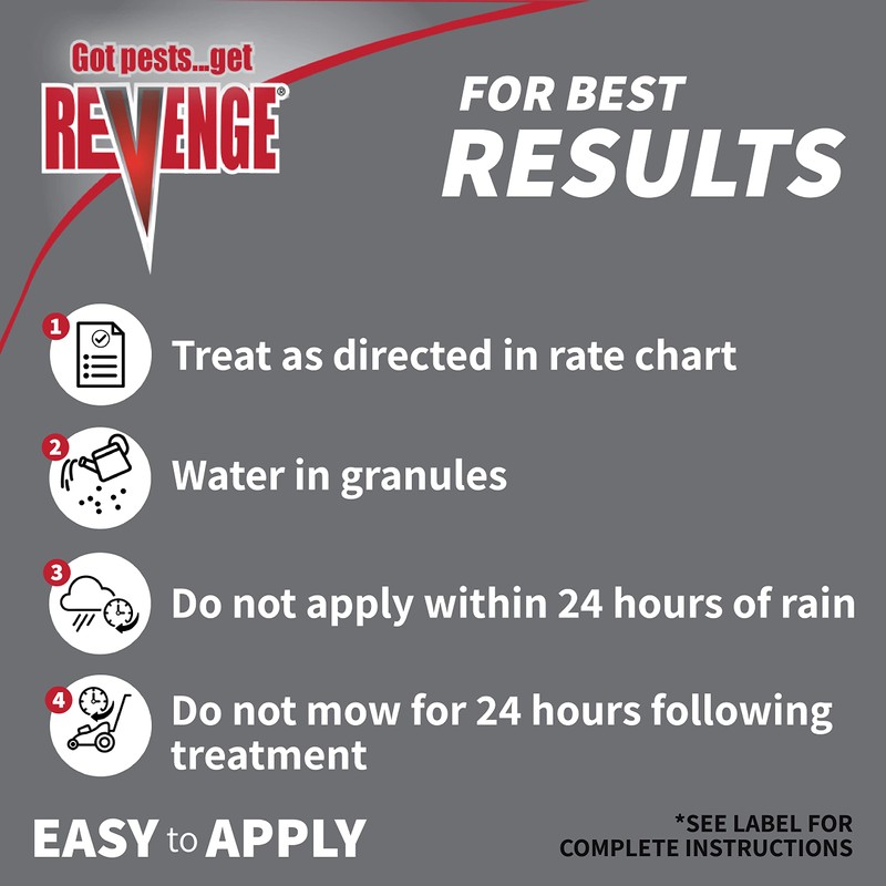 Revenge Ant Killer Granules, 4 lbs. Ready-to-Use Fast Acting Perimeter