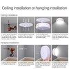STAR-SPANGLED 6.3” Motion Sensor Ceiling Light Indoor 3 AA or