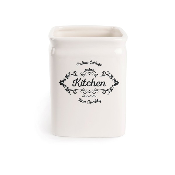 Excelsa White Ceramic Utensil Holder