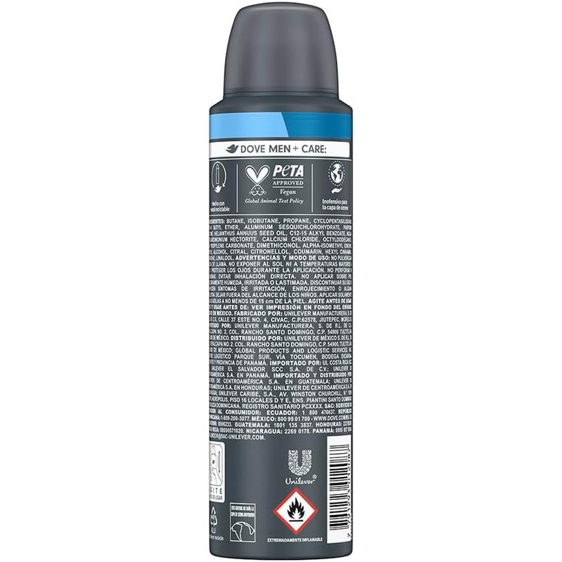 DOVE MEN AER AP COMFORT PROT 12X89G/150ML