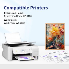 Zoyood Zoyood Remanufactured Ink Cartridge Replacement for Epson 202 202XL T202 T202XL 202-I Ink Cartridges Combo Pack Work with Epson Expression Home XP-5100 Workforce WF-2860 Printer (4 Pack)