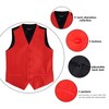 Alizeal Boys' Bow Tie, Tie and Suit Vest Plain Classic