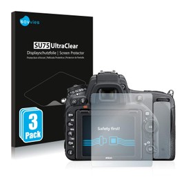 6x Screen Protector for Nikon D750 Protection Film - Crystal-Clear, Bubble-Free