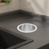 ABOOFAN Drop-in Trash Chute Stainless Steel Round Countertop Trash and