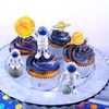 40 piezas de decoración espacial de astronauta para tartas espaciales