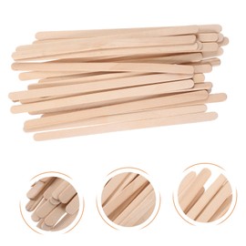 FRCOLOR 100pcs Wooden Waxing Sticks for Hair Removal Painless Applicators for Body Eyebrow and Lip Waxing for Salon and Home Use
