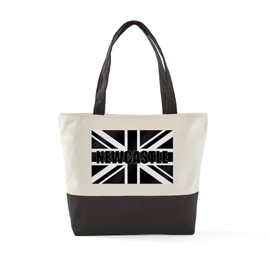 CafePress Newcastle Canvas Tote Top Zipper Closure