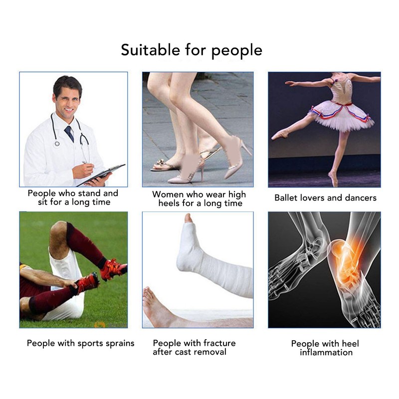 1 Pair Plantar Fasciitis Night Splint Soft Foam Liner 3