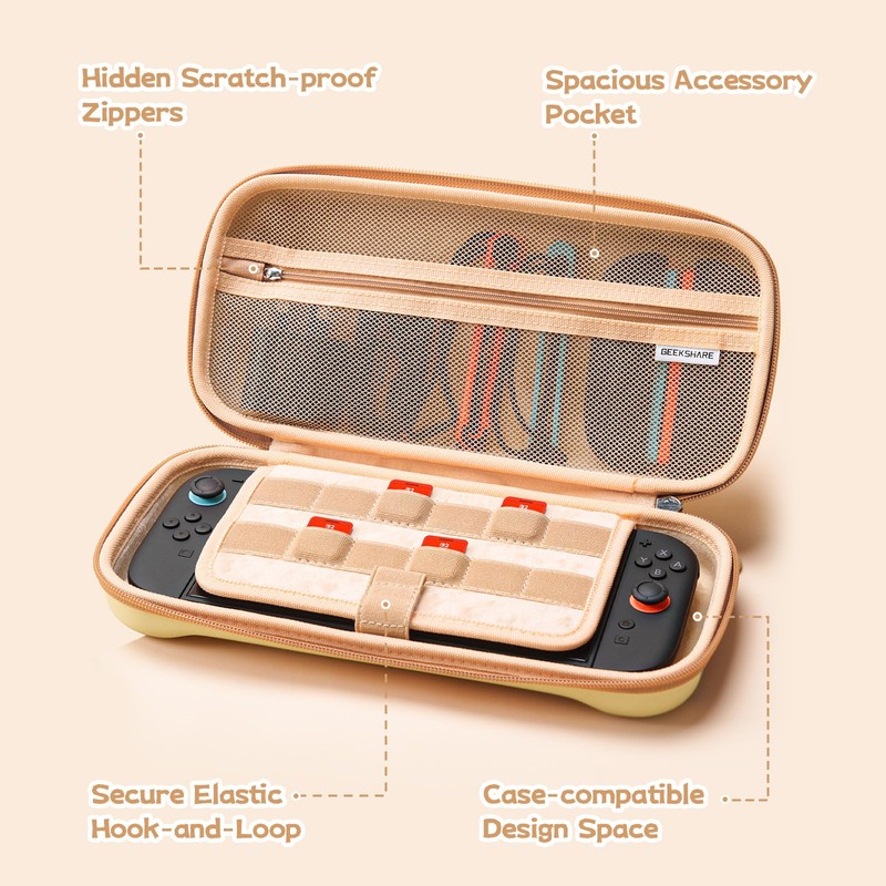 GeekShare Carrying Case Compatible with Switch 2 (2025) 7.9 Inch,