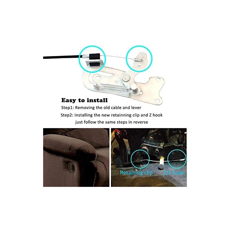 Ttmagic Universal Heavy-duty Metal Sofa Chair Recliner Release Pull Ha