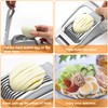 Egg Slicer, Heavy Duty Metal Egg Slicer Cutter for Boiled