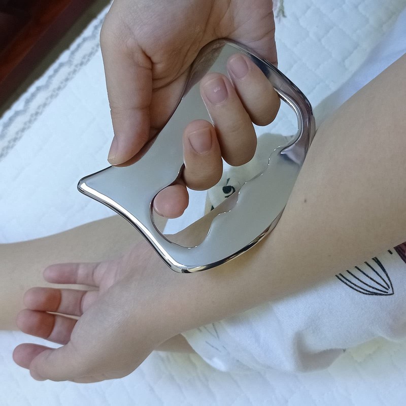 GYX COELE 2 in 1 muscle scraper Stainless Steel Gua