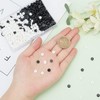 FINGERINSPIRE 800Pcs 6mm Mini Resin Buttons Black & White Resin