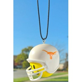 Texas Longhorns Football Hanging Car Rear-View Mirror Dangler Auto Accessory