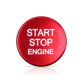Car Engine Start Stop Button Cover Sticker Decal Push to Start Ignition Button Trim fits for Alfa Romeo Giulia 952 Stelvio 949 2016-2026 Accessories