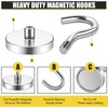NOBEFY 20 Pack 100 LBS Strong Magnetic Hooks, Magnetic Hooks