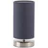 Brilliant AG 13247/22 Metal/Textile Floor Lamp, Grey (40 W E14)