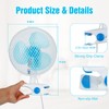 Wilytyres Clip On Fan Oscillating, 2 Speeds Quiet Clamp Fan,