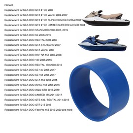 Acouto Wear Ring for SEADOO, 155.5mm Blue Jet Boat Pump Wear Ring 267000021 267000104 267000419 Replacement for SEA DOO GTX 4TEC WAKE 2004‑2007